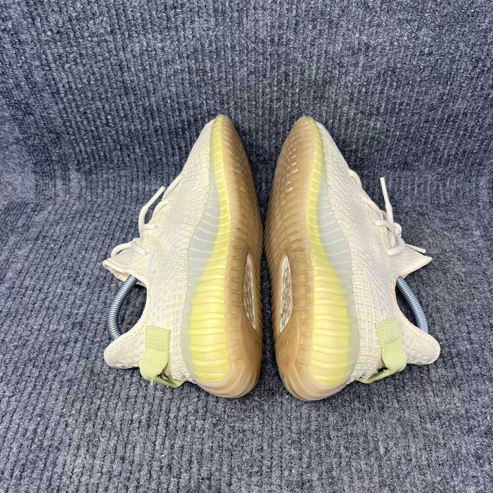 Adidas Yeezy Boost 350 V2 Flax Shoes Mens Size 8 FX9028 - Picture 5 of 8